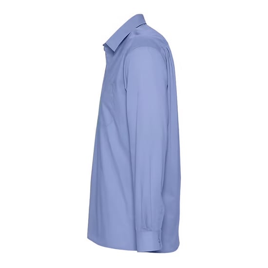 SOLS Heren Baltimore Poplin Overhemd met Lange Mouwen (Middenblauw) - Image 3
