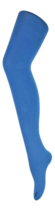 Dames 80 denier ondoorzichtige effen gekleurde panty's - Maanlichtblauw - Image 1