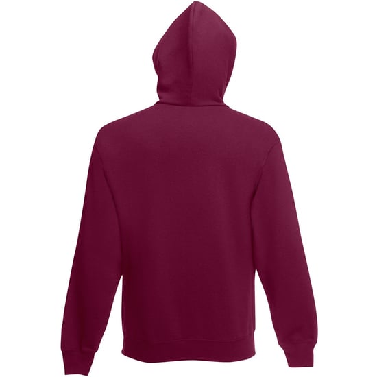 Fruit Of The Loom Heren Sweatshirt Met Capuchon / Hoodie (Bordeaux) - Image 2