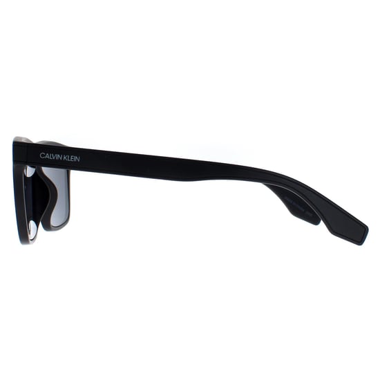 Calvin Klein CK20521S 001 matzwarte gunmetal spiegelzonnebril - Image 3