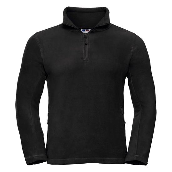Russell Heren 1/4 Ritssluiting Outdoor Fleece Top (Zwart) - Image 1