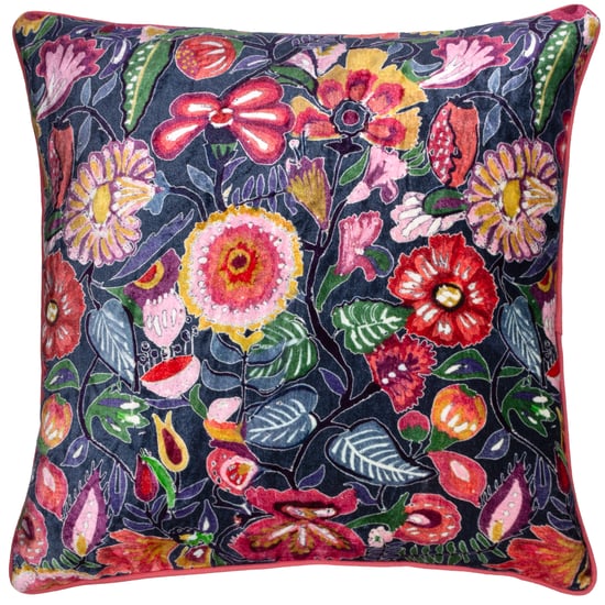 Wylder Tropics Glorine Velvet Bies Kussen met Polyester Vulling - Image 1
