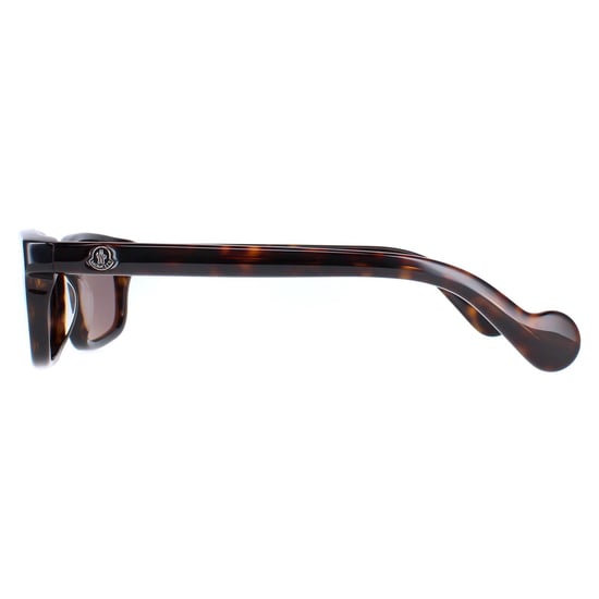 Moncler Rectangle Womens Dark Havana Smoke Mirror ML0116