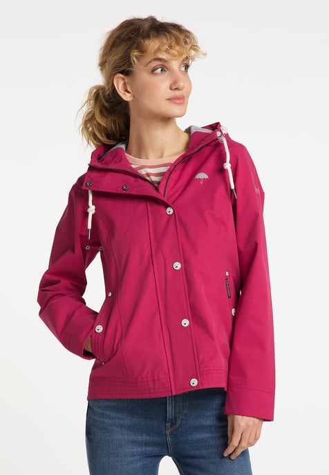 Schmuddelwedda Regenjas Dames rood roze - Image 3