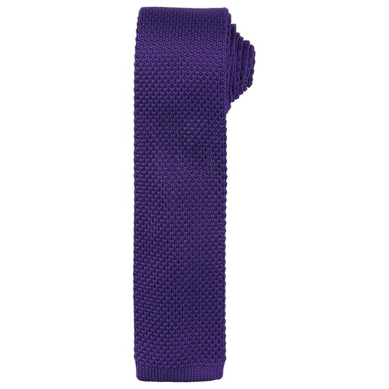 Premier Unisex gebreide stropdas voor volwassenen (Paars) - Image 1