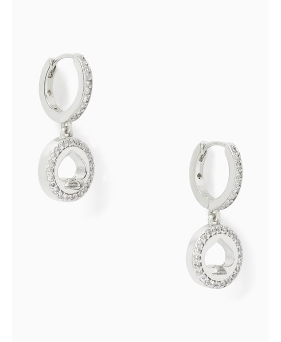 Pave Halo Huggies