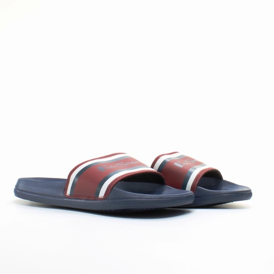 Ben Sherman Weston Mens Navy Blue Sliders
