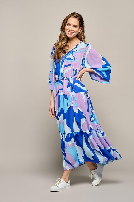 Alley Print Jurk Multi - Image 1