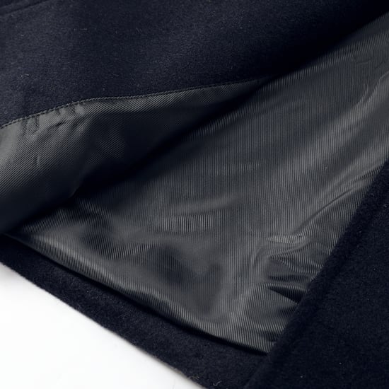 Heren Knielange Winter Wollen Jas Slim Fit Turn-Down Kraag Zakelijke Jassen Blauw - Image 6