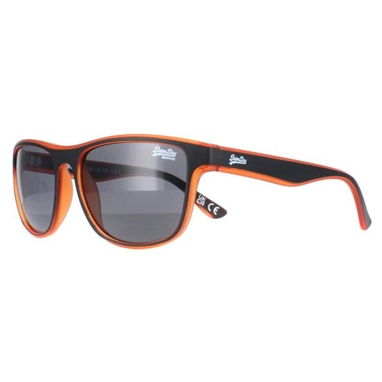 Superdry Square Mens Matte Black Orange Dark Grey Rockstep
