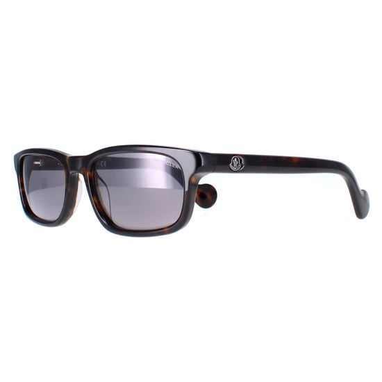 Moncler Rectangle Womens Dark Havana Smoke Mirror ML0116
