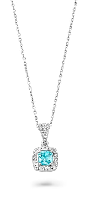 Orphelia 'Faustine' Dames 925 Sterling Zilveren Ketting met Hanger - Zilver ZH-7199/TO - Image 4