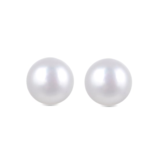 Luxenter Sterling zilveren 925 oorbellen met witte parel afgewerkt in 18K geelgoud - Basic - Image 1