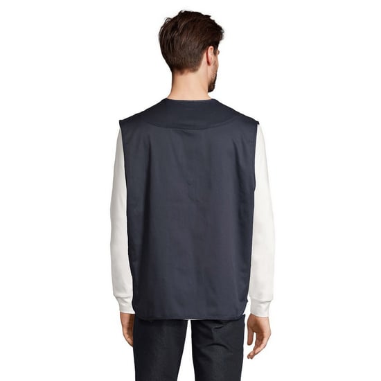 SOLS Heren Reporter Body Warmer (Marine) - Image 2