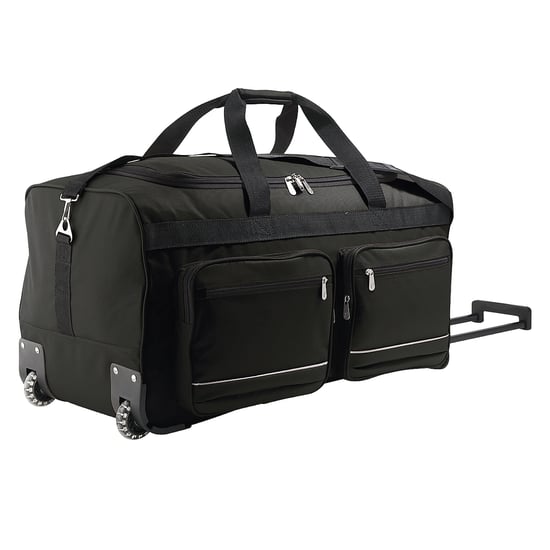 SOLS Voyager Rolling Travel Holdall-tas (Zwart) - Image 1