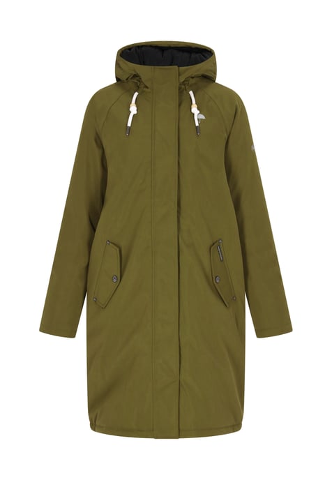 Schmuddelwedda Winter parka Dames olijf - Image 1