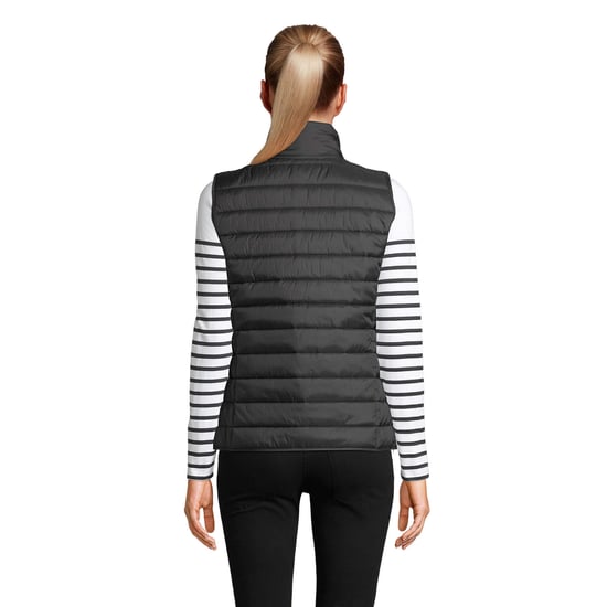 SOLS Dames/Dames Wave Lichtgewicht Bodywarmer (Zwart) - Image 2