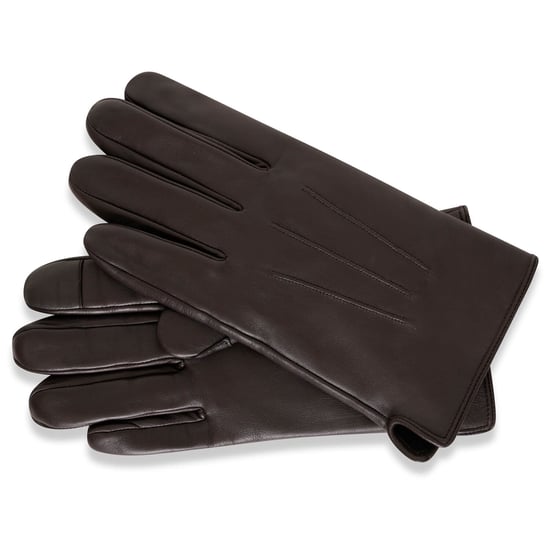 Barneys Originals Brown Classic Leather Glove