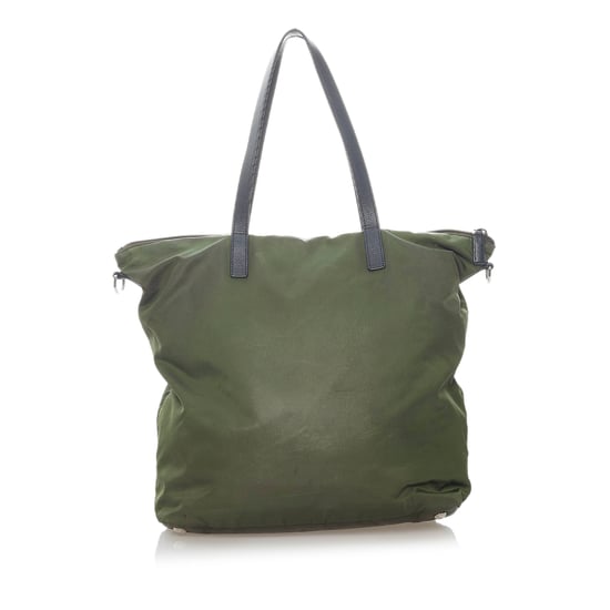Vintage Prada Tessuto Satchel Green