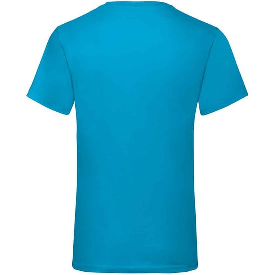 Fruit of the Loom Heren Waarde V Hals T-shirt (Azuurblauw) - Image 2
