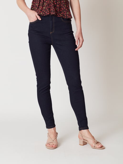 Organic Cotton High-Rise Skinny Jeans