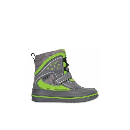 Crocs AllCast Duck Kids Grey/Green Boots
