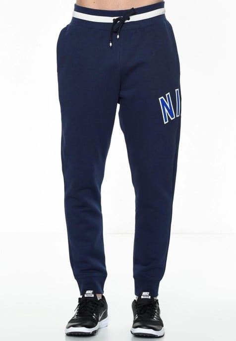 Nike Air heren trainingspak met doorlopende ritssluiting volledig in marineblauw - Image 4