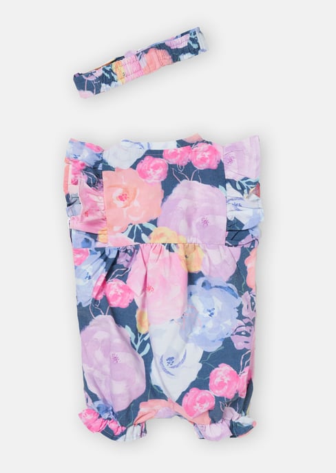 Camille Floral Short Leg Romper