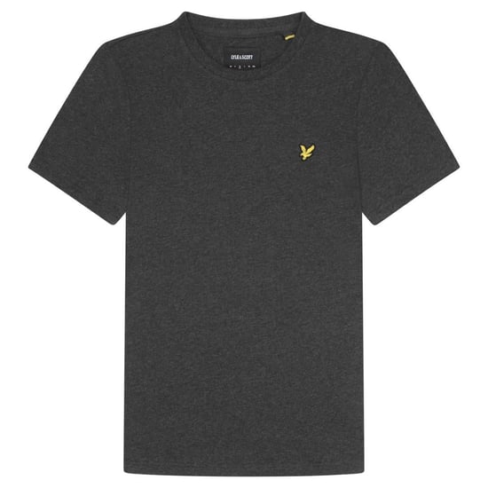 Lyle & Scott houtskool gemêleerd T-shirt met logo op de borst - Image 1