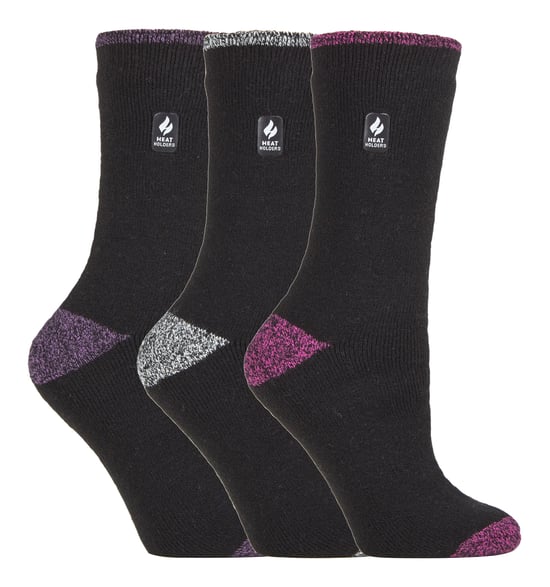 Heat Holders3 paar thermo wintersokken voor dames - Streep - Image 1