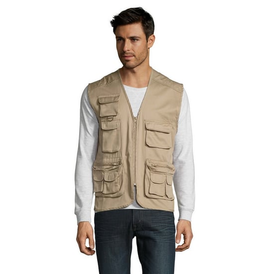 SOLS Heren Reporter Body Warmer (Touw) - Image 1