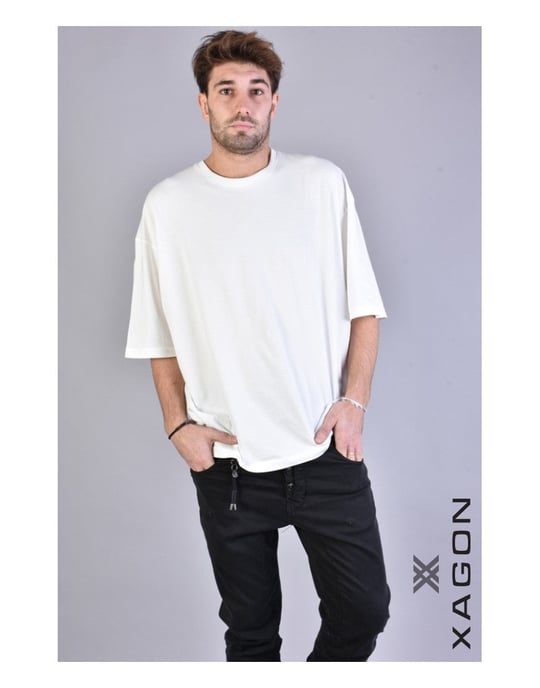 Xagon T-shirt Over Men's Off-White