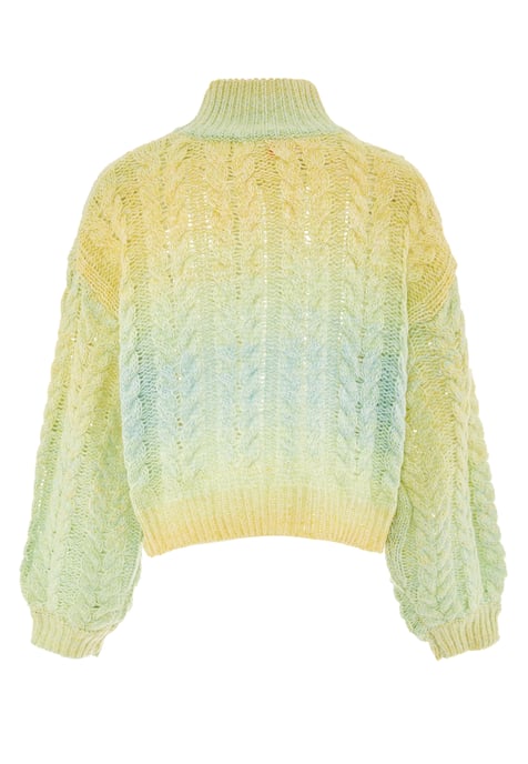 Mymo Jumper Dames LIME MUNT - Image 2