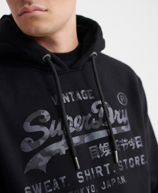 Superdry Vintage Logo Shirt Shop Bonded Hoodie