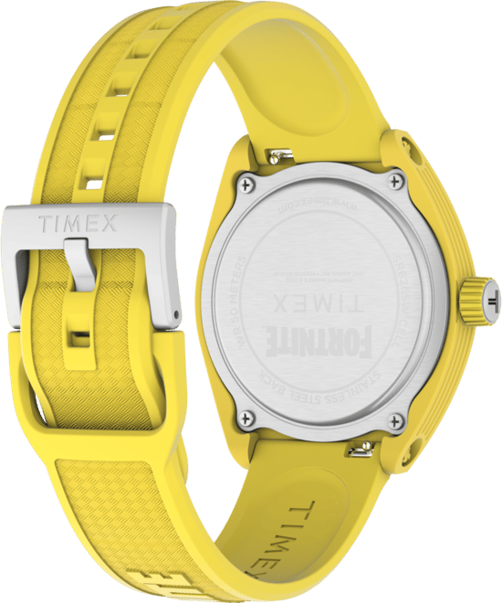 Timex Urban Pop X Fortnite Heren Gele Horloge TW2W96700 - Image 4