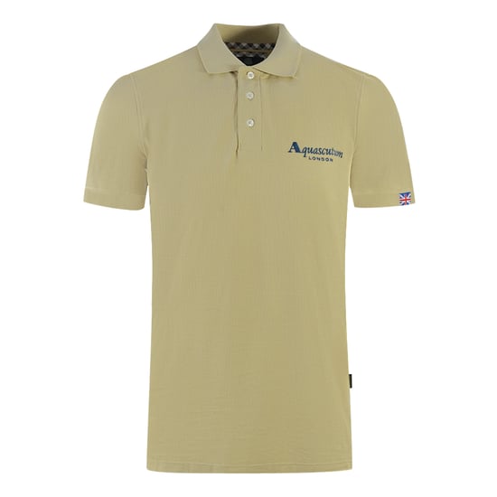 Aquascutum London 1851 Beige Polo Shirt - Image 1