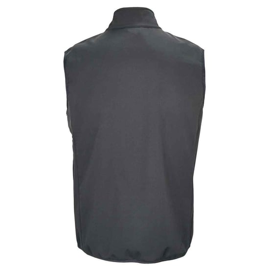 SOLS Heren Falcon Softshell Bodywarmer met rits (Houtskool Grijs Effen) - Image 2