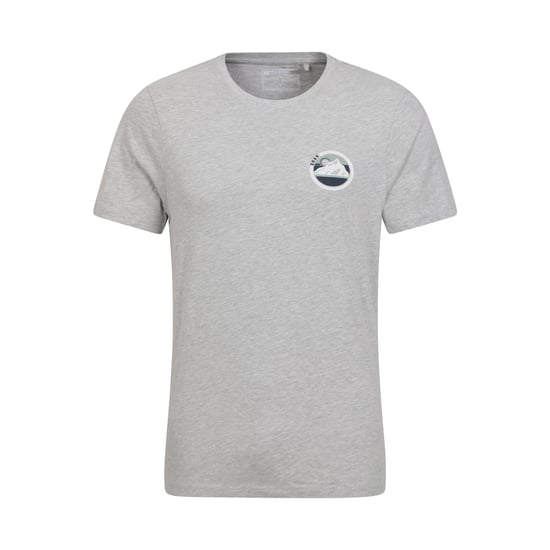 Mountain Warehouse Heren Oban Mountain Katoenen T-Shirt (Grijs) - Image 1