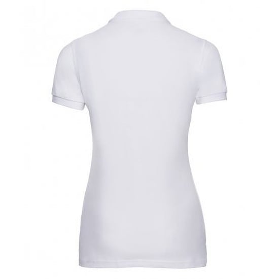 Russell Dames/dames Stretch Short Sleeve Polo Shirt (Wit) - Image 2