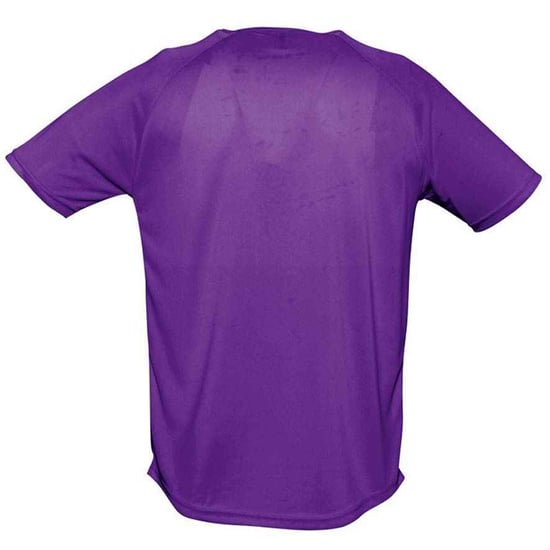 SOLS Heren Sportief Raglan T-shirt (Donkerpaars) - Image 2