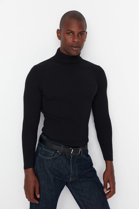 Trendyol Heren Coltrui Bodycon Trui - Image 4
