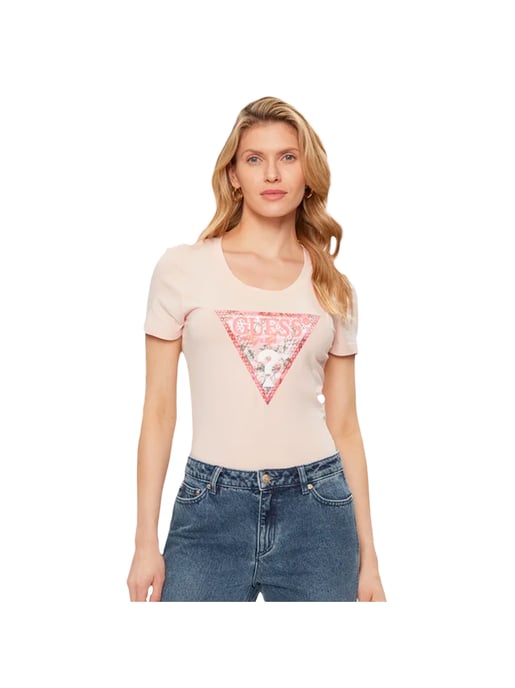 Guess dames T-shirt Rn Dreieck - Image 1