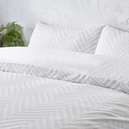 Minimalistisch Chevron Zigzag Tuinbeddegoedset - Image 2