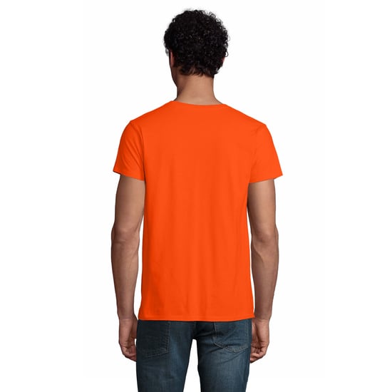 SOLS Heren Pioneer Biologisch Katoenen T-Shirt (Oranje) - Image 2