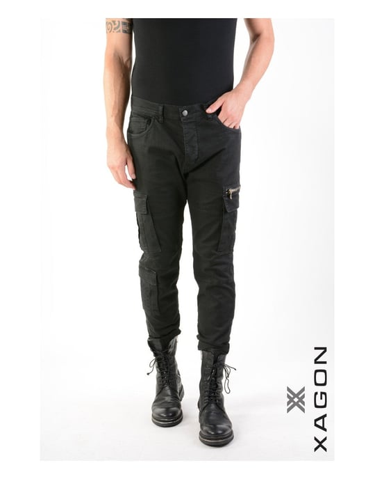 Xagon broek Cargo Mannen zwart - Image 2
