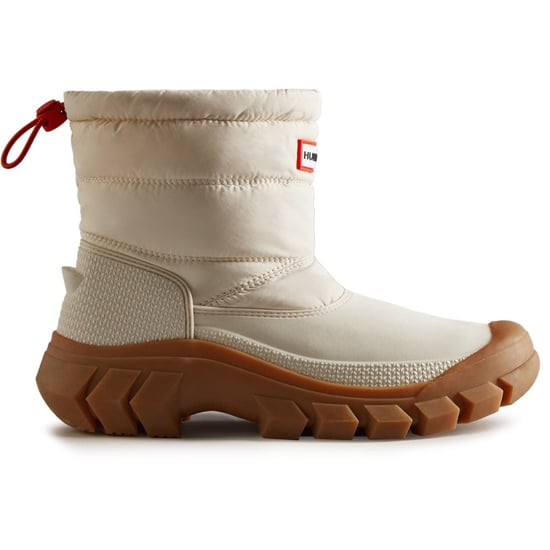 Hunter Intrepid Nylon Damesschoenen Wit Wilg/Gum Wellington Laarzen - Image 4
