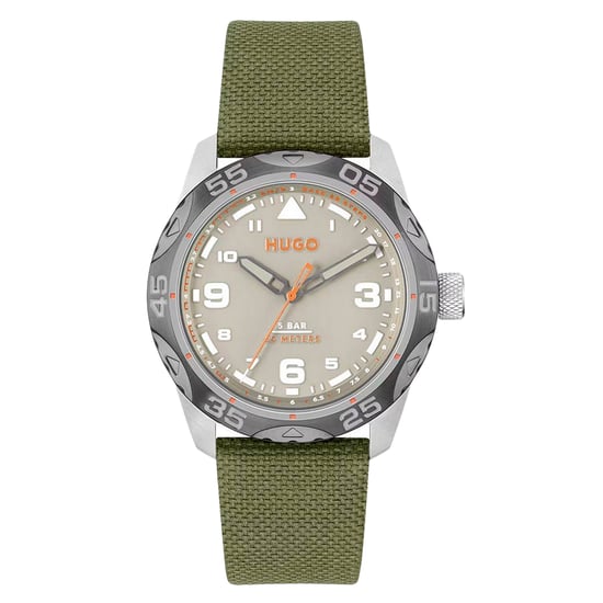 Hugo Herenhorloge Kwarts Grijs - Image 1