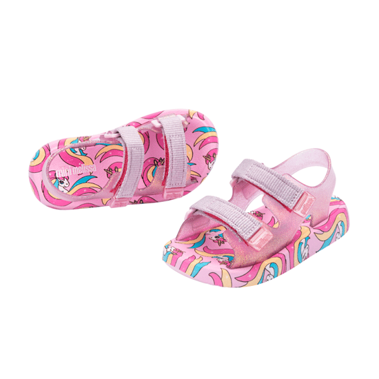 Mix Pink/Transp Pink Sandal - Image 2