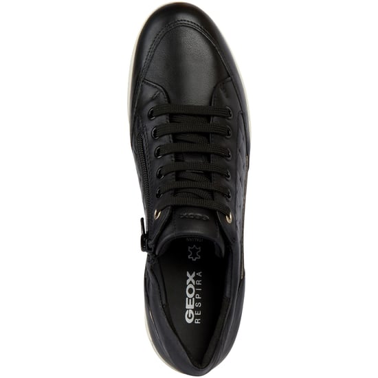 Geox D MYRIA Imitatieleer Dames Zwarte Sneakers - Image 4