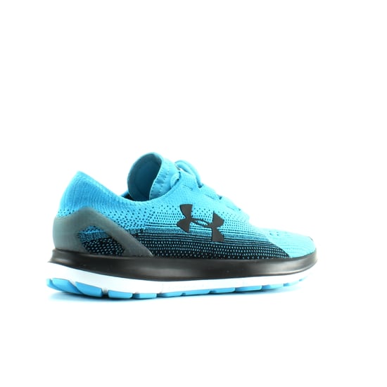Under Armour Speedform Slingride Fade Blue Black Textile Mens Lace Up Trainers